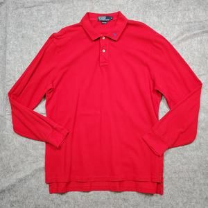 Polo Ralph Lauren Shirt Mens Extra Large Long Sleeve Solid Classic Small Pony‎